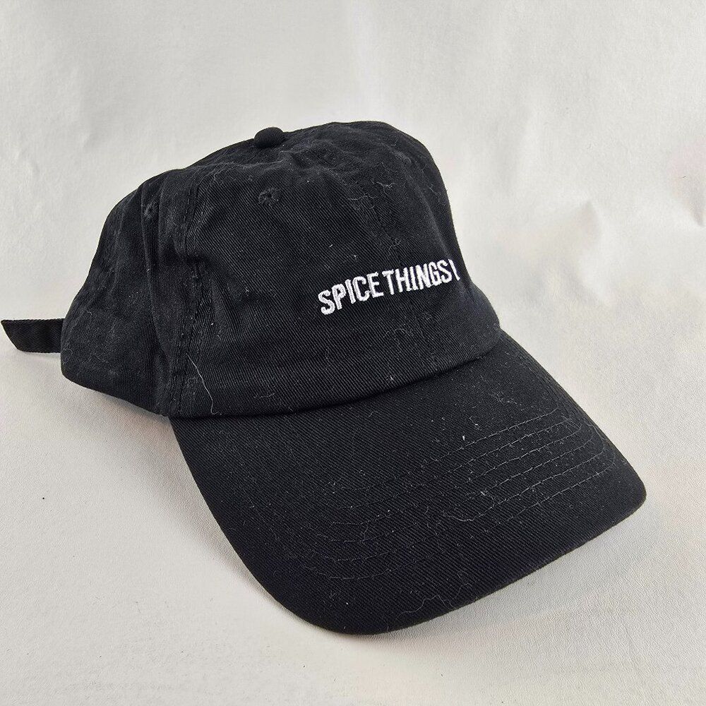 Bacardi Hat Men Black Dad Hat Adjustable Spice Things Up Embroidered Cap Alcohol